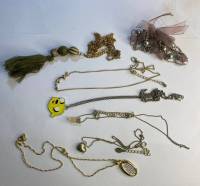 Набор 7 предметов, подвеска с цепочкой бижутерия