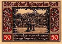 (№1921) Банкнота Германия 1921 год "50 Pfennig"