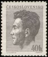(1953-044) Марка Чехословакия "Ю. Фучик"    10 лет со дня смерти Ю. Фучика I O