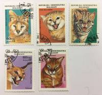 (--) Набор марок Мадагаскар "5 шт."  Гашёные  , III Θ
