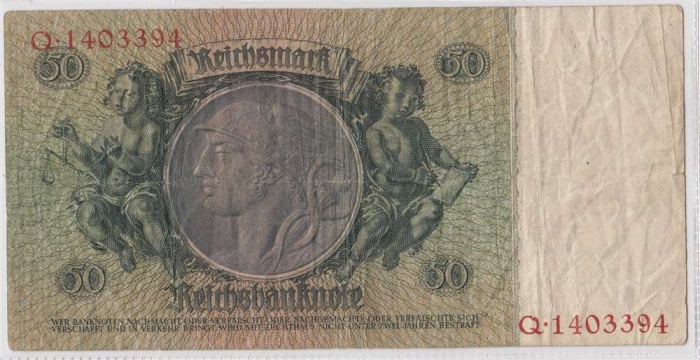 50 марок 1933 год Германия