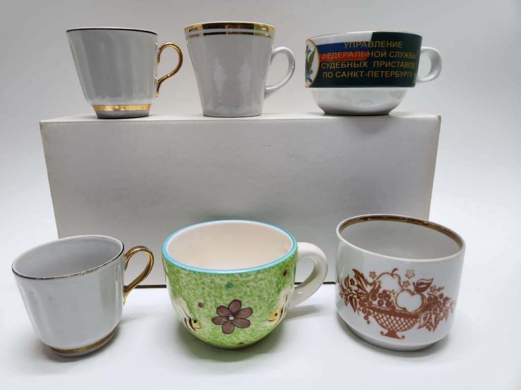 Чашки кружки чайные кофейные разные 14 шт