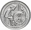 046p Монета США 2019 год 25 центов Парк Лоуэлл  Медь-Никель  UNC