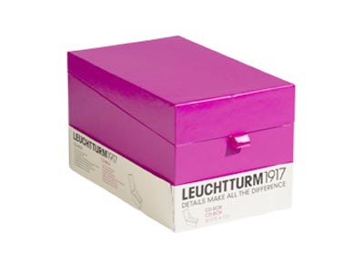 Бокс для хранения DVD-дисков LEGATORE A4, розовый. Leuchtturm1917, #342473