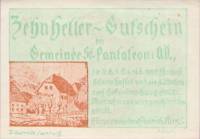 (№1920) Банкнота Австрия 1920 год "10 Heller"