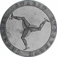 (№1798km11b) Монета Остров Мэн 1798 год 1 Penny (Георг III)