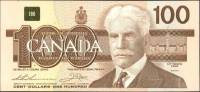 (1988) Банкнота Канада 1988 год 100 долларов "Роберт Борден" Тиссен-Кроу  XF