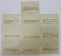 Набор разных чернобелых открыток в основном на военные темы, бумага тонкая (22 штуки)