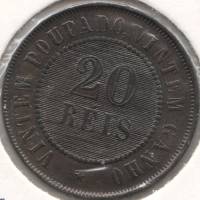 1904 Монета Бразилия 1904 год 20 реалов (рейсов)  Бронза  UNC