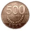 (№2003km239.2) Монета Коста-Рика 2003 год 500 Colones (Тонкие цифры)