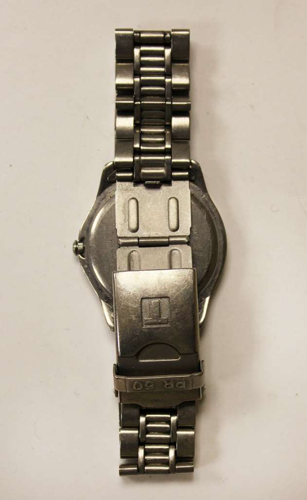 Часы наручные Tissot Titanium PR 50, с браслетом, на ходу (см. фото)