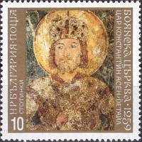 (1973-065) Марка Болгария "Царь Константин"    Стенопись церкви в селе Бояна - памятник Тырновской ш