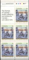 (№1989-129) Лист марок Канада 1989 год "Общ. Харрис снег второй", Гашеный