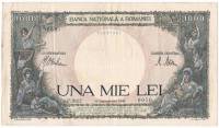 (1941) Банкнота Румыния 1941 год 1 000 лей    VF