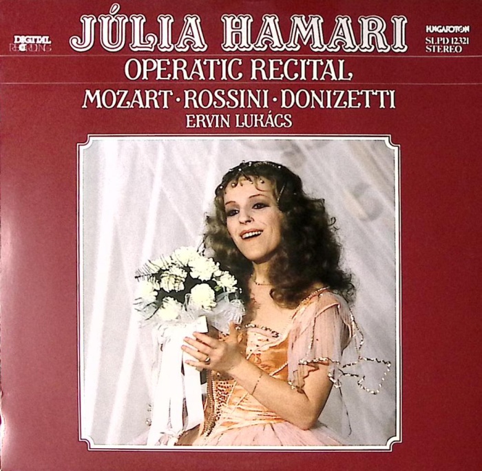 Пластинка виниловая Julia Hamari Operatic recital Hungaroton 300 мм. Near mint