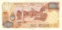 (,) Банкнота Аргентина 1976 год 1 000 песо "Хосе де Сан-Мартин" Без Ley  UNC