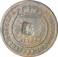 (№1809km290.2) Монета Бразилия 1809 год 80 Reacute;is