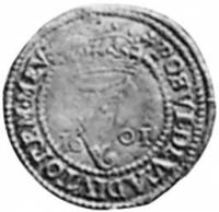 (№1601km6.1) Монета Ирландия 1601 год 1 Penny
