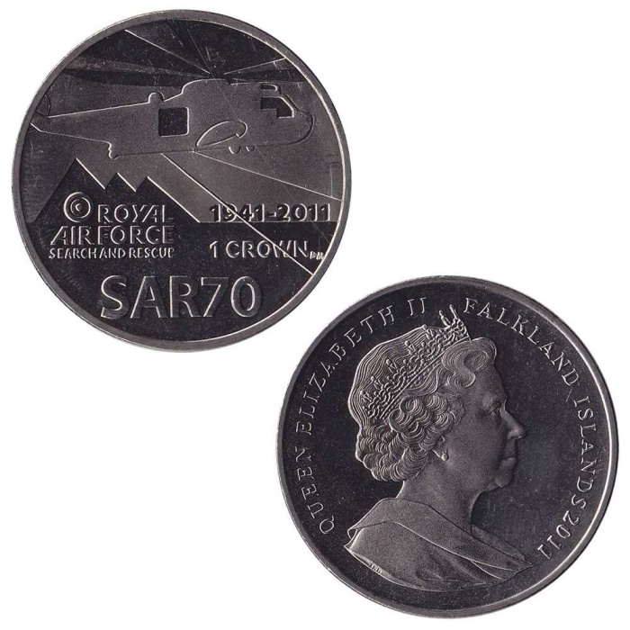 () Монета Фолклендские Острова 2011 год 1 крона &quot;&quot;    PROOF