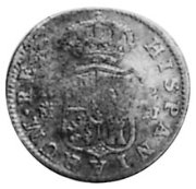 (№1841km1.1) Монета Куба 1841 год 2 Reales (Countermarked Coinage (1841))