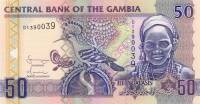 (2006) Банкнота Гамбия 2006 год 50 даласи "Женщина"   UNC
