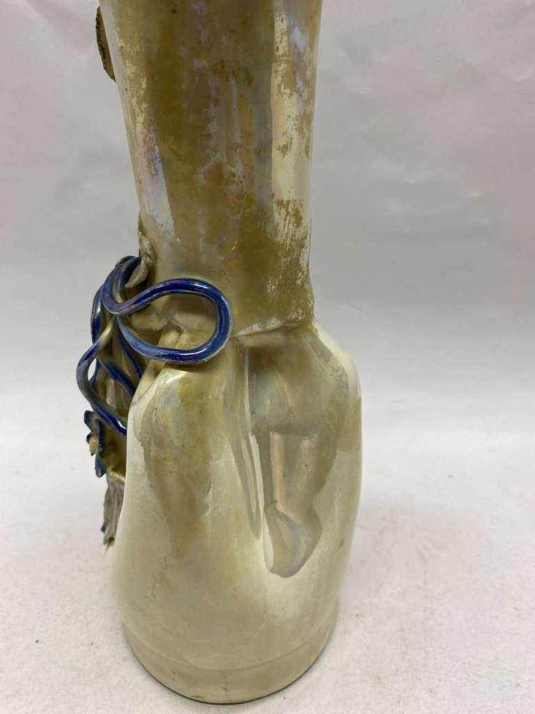 Ваза фарфор лепнина 33 см