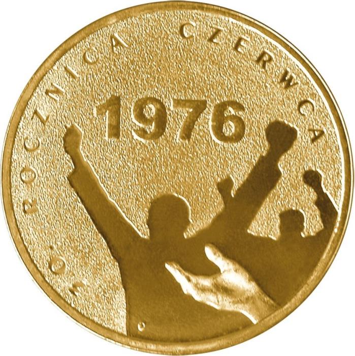 118 Монета Польша 2006 год 2 злотых Протесты в июне 1976 года  Латунь  UNC