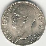 () Монета Италия 1936 год 5  ""   Биметалл (Серебро - Ниобиум)  UNC