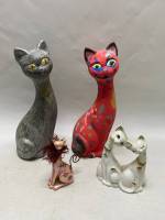 Сувенир кошки 4 шт