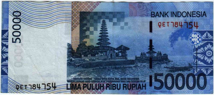 (,) Банкнота Индонезия 2005 год 50 000 рупий &quot;И Густи Нгурах Рай&quot;   XF