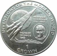 () Монета Остров Мэн 1995 год 1 крона ""   AU