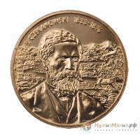 077 Монета Польша 2004 год 2 злотых Александр Чекановкий  Латунь  UNC