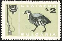 (1967-002) Марка Болгария "Куропатка каменная (Кеклик)"   Охота III O