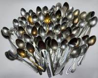 Ложки чайные 100 штук ассорти нержавеющая сталь