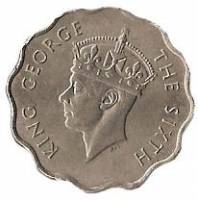 (№1951km8) Монета Сейшельские острова 1951 год 10 Cents
