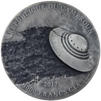 (№2017) Монета Камерун 2017 год 3,000 CFA Francs (70-ю годовщину Розуэлла)