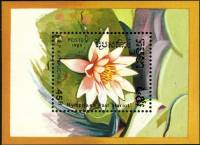 (№1989-166) Блок марок Камбоджа 1989 год "Павел Hariot", Гашеный