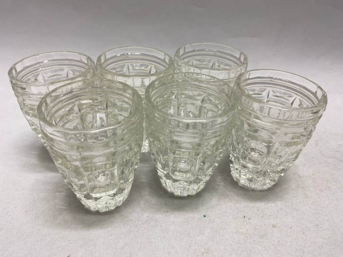 Стопки 6 шт хрусталь, СССР