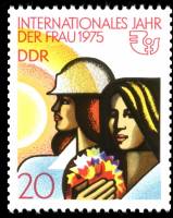 (1975-011) Марка Германия (ГДР) "Европейские девушки"    Международный день 8 Марта III O