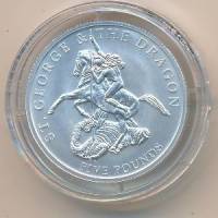 () Монета Остров Джерси 2008 год 5 фунтов ""   UNC
