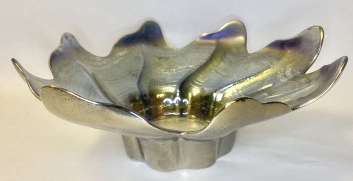 Салатник ваза цветное стекло 