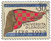 1973-037 Марка Чехословакия Университет Оломоуца   400 лет университету Оломоуца II Θ