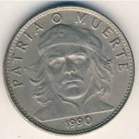 () Монета Куба 1990 год 3  ""   Медь-Никель  UNC
