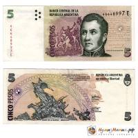 (,) Банкнота Аргентина  год  песо    UNC