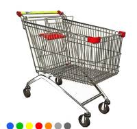 Тележка покупательская металлическая большая на колёскиах для гипермаркетов Б\У