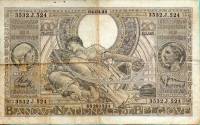 (№1938P-107a.5) Банкнота Бельгия 1938 год "100 Francs"