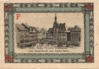 (№1921) Банкнота Германия 1921 год "50 Pfennig"