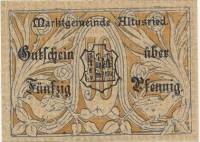 (№1920) Банкнота Германия 1920 год "50 Pfennig"