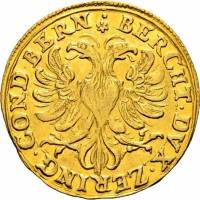 (№1658km30 (Торговля Чекана)) Монета Швейцария 1658 год 2 Ducat (Торговля Чекана)