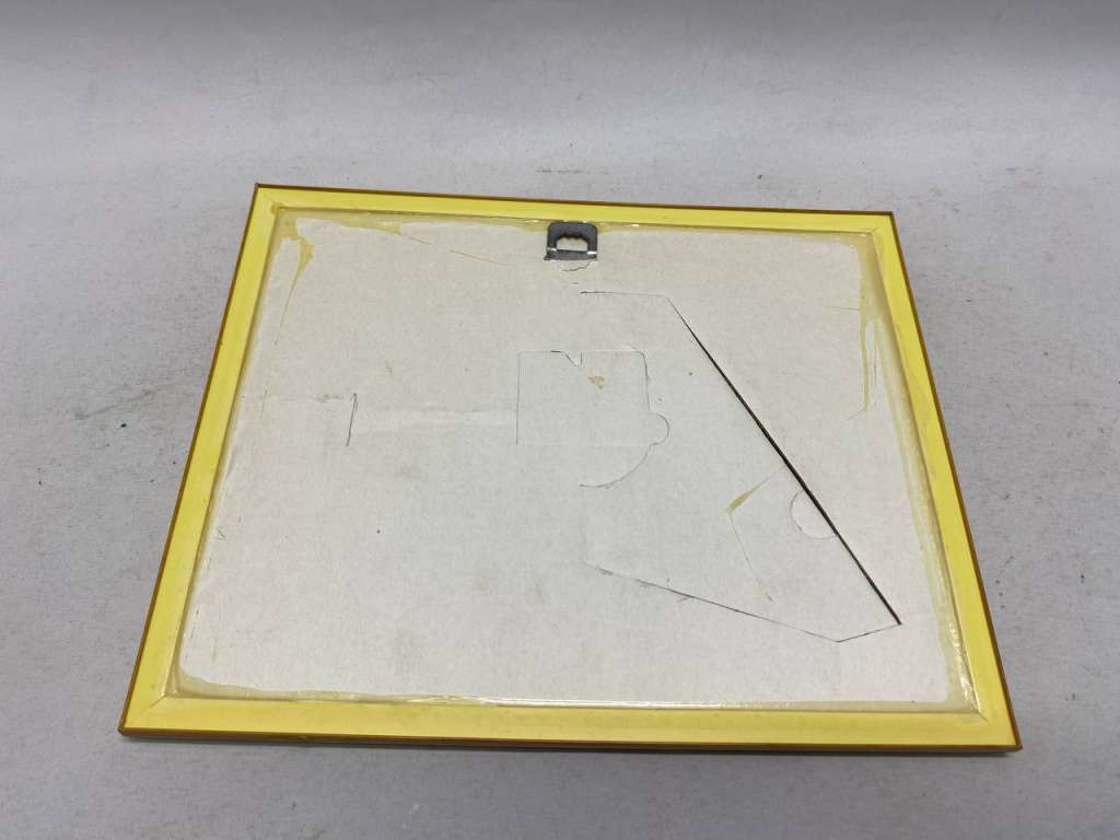 Картина пейзаж металлографика в раме